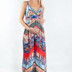 Robe Maternité Patchwork