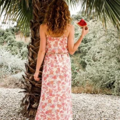 Louise Misha Robe Cama Pink Flowers 9 Louise Misha Robe Cama Pink Flowers -Pas Cher Vestylis Magasin large 25006 Robe Cama Pink Flowers