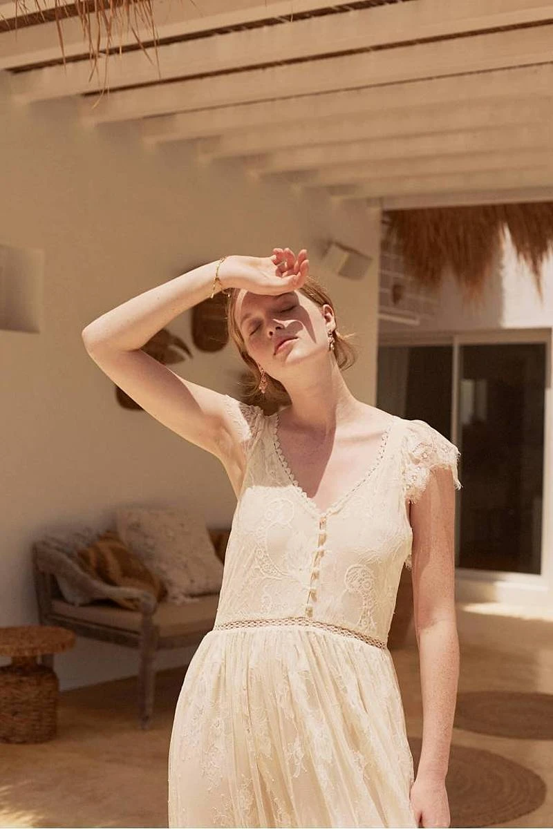 Louise Misha Robe Louise Ivory 8 Louise Misha Robe Louise Ivory – Image 6