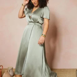 Robe Franchesca -Pas Cher Vestylis Magasin large 4069511 frida vert kaki 598