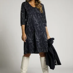 Ulla Popken Robe Scribble