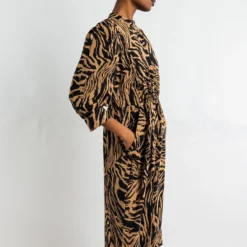 ICHI Robe Sirrike -Pas Cher Vestylis Magasin large A5Z02Q 2