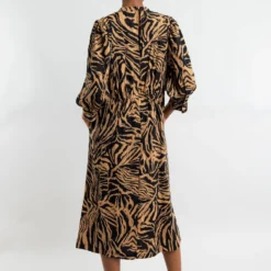 ICHI Robe Sirrike -Pas Cher Vestylis Magasin large A5Z02Q 3