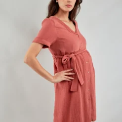 Robe Maternité Julee -Pas Cher Vestylis Magasin large A95QZV 4