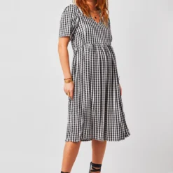 Robe Maternité Vichy -Pas Cher Vestylis Magasin large AIQR05 1