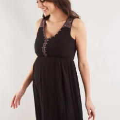 Seraphine Robe Maternité Nanetteembroidered -Pas Cher Vestylis Magasin large APEMV9 5
