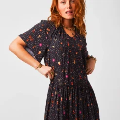 DES PETITS HAUTS Robe Tigrou -Pas Cher Vestylis Magasin large AR0IRN 2