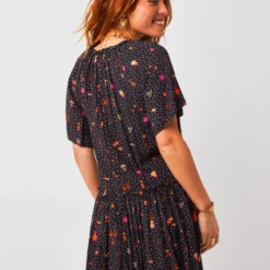 DES PETITS HAUTS Robe Tigrou -Pas Cher Vestylis Magasin large AR0IRN 3