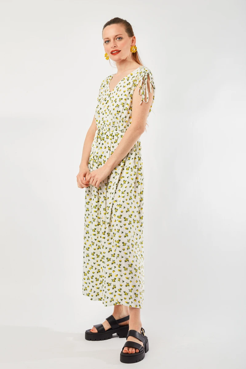 Mamalicious Robe Maternité Limone 4 Mamalicious Robe Maternité Limone – Image 2