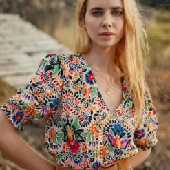 LA PETITE ETOILE Robe Romania -Pas Cher Vestylis Magasin large EZRA CAMEL ceinture P6