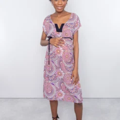 Robe Maternité De Grossesse Paisley