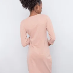 Robe Maternité De Grossesse Comfy Rose Rayures Irisées 8 Robe Maternité De Grossesse Comfy Rose Rayures Irisées -Pas Cher Vestylis Magasin large IMG 1760