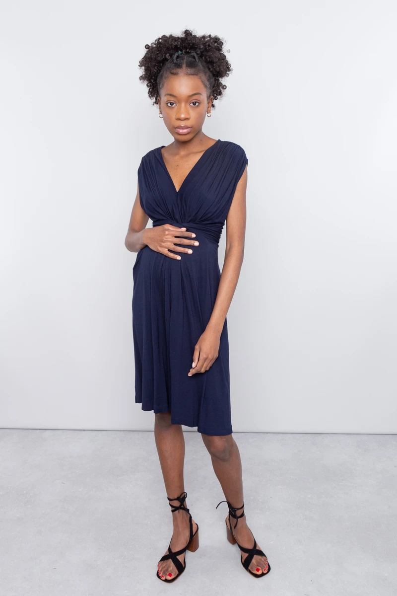 Robe Maternité Blue 3 Robe Maternité Blue