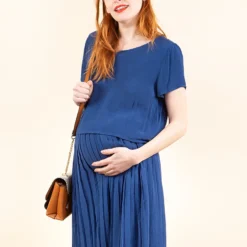 Robe Maternité Et Allaitement Gwenn -Pas Cher Vestylis Magasin large IMG 3106