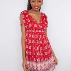 Louise Misha Robe Pluma Red Flowers -Pas Cher Vestylis Magasin large IMG 4007