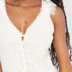 Louise Misha Robe Louise Ivory 11 Louise Misha Robe Louise Ivory -Pas Cher Vestylis Magasin large IMG 4038