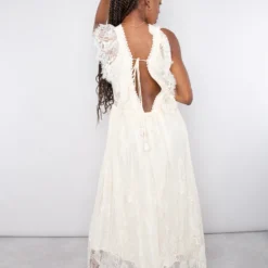 Louise Misha Robe Louise Ivory 9 Louise Misha Robe Louise Ivory -Pas Cher Vestylis Magasin large IMG 4046