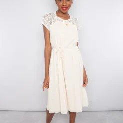 Louise Misha Robe Adela Cream -Pas Cher Vestylis Magasin large IMG 4092