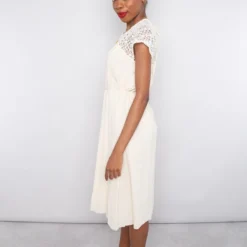 Louise Misha Robe Adela Cream -Pas Cher Vestylis Magasin large IMG 4096