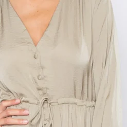 Louise Misha Robe Chally Khaki 9 Louise Misha Robe Chally Khaki -Pas Cher Vestylis Magasin large IMG 5084