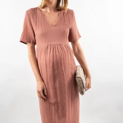 Robe Maternité Marsala 7 Robe Maternité Marsala -Pas Cher Vestylis Magasin large IMG 6207 1