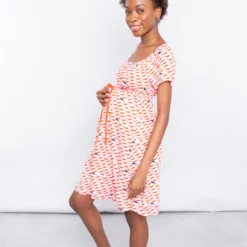 Robe Maternité Et Allaitement Neuza -Pas Cher Vestylis Magasin large IMG 6738 1