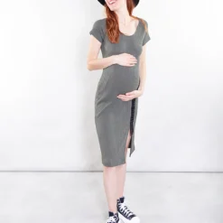 SUPERMOM Robe Maternité Split -Pas Cher Vestylis Magasin large IMG 7650
