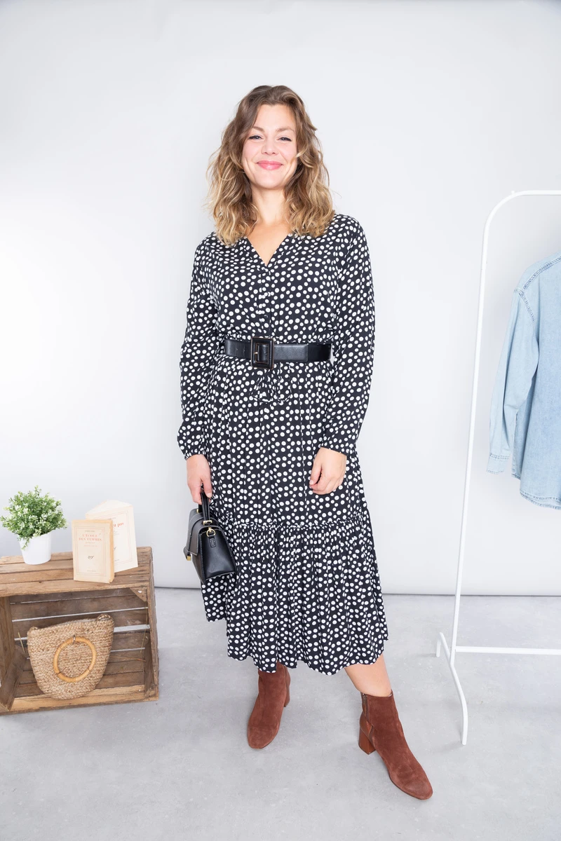 Ulla Popken Robe Dotty 4 Ulla Popken Robe Dotty – Image 2