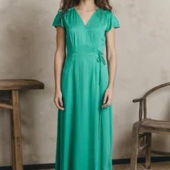 Robe Jolie -Pas Cher Vestylis Magasin large JOLIE 12235 VERT P4