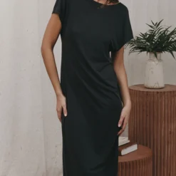 Robe Khloe -Pas Cher Vestylis Magasin large KHLOE 12211 ANTHRACITE