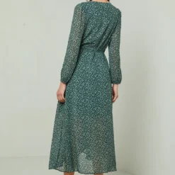 Robe Shara -Pas Cher Vestylis Magasin large MJ27570 GRIS VERT 0141