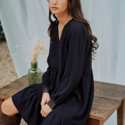 Robe Martha -Pas Cher Vestylis Magasin large ROBE MARTHA NOIRE2