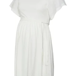 Mamalicious Robe Maternité Maya 28 Mamalicious Robe Maternité Maya -Pas Cher Vestylis Magasin large mama licious loosefito halskortkjole hvid3