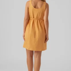 Mamalicious Robe Maternité Et Allaitement Mlevi -Pas Cher Vestylis Magasin large mama licious regularfitu halskortkjole orange 1