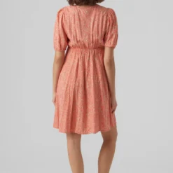 Robe Maternité Sara 11 Robe Maternité Sara -Pas Cher Vestylis Magasin large mama licious regularfitv halskortkjole brown 1