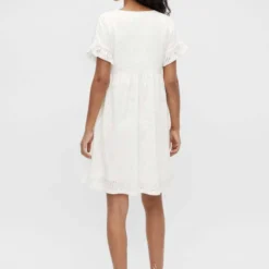 Mamalicious Robe Maternité Dinne 31 Mamalicious Robe Maternité Dinne -Pas Cher Vestylis Magasin large mama licious regularfitv halsmanchettermedflaeserkortkjole hvid uha14J