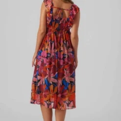 Mamalicious Robe Maternité Aprilia -Pas Cher Vestylis Magasin large mama licious regularfitv halsmidikjole lilla ZyoKdG