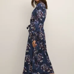 Robe Nanni -Pas Cher Vestylis Magasin large midnight marine flower print kaninna kjole 2