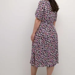 Robe Tiri 14 Robe Tiri -Pas Cher Vestylis Magasin large orange lupine flower print kctiri dress 2