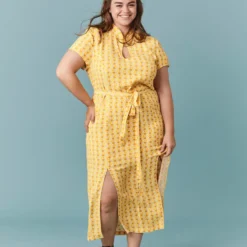 Robe Deniz -Pas Cher Vestylis Magasin large robe deniz fleurs 1