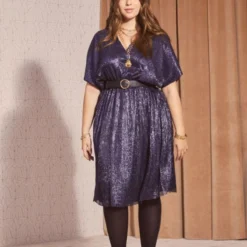 Robe Léana -Pas Cher Vestylis Magasin large robe leana bleue 210234