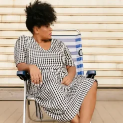 Robe Maternité Vichy -Pas Cher Vestylis Magasin large robe vichy tajinebanane1