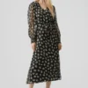 Vero Moda Robe Pica -Pas Cher Vestylis Magasin large veromoda langkjole sort